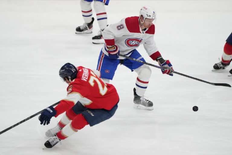 Tour d’horizon de la LNH : les Panthers battent les Canadiens 9-5