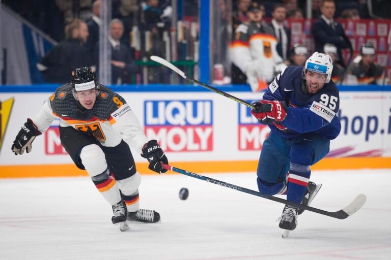 Tour d’horizon des Championnats du monde de l’IIHF : l’Allemagne et la Lettonie décrochent des places en séries éliminatoires, les États-Unis sont en tête du groupe