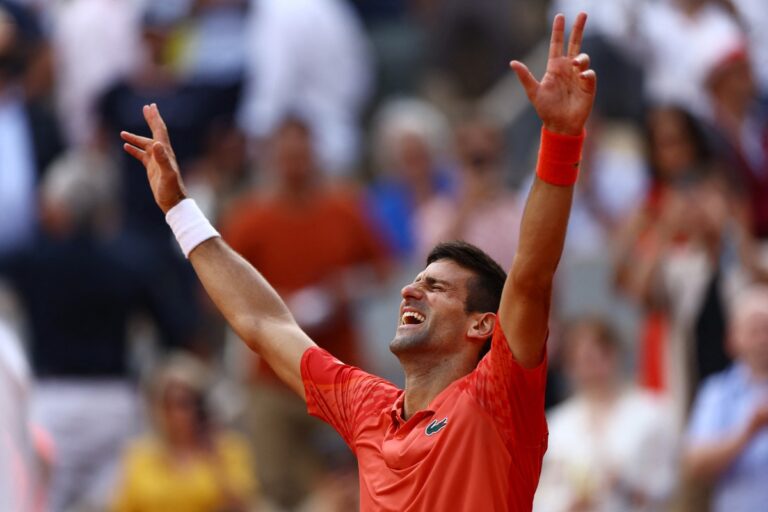 Novak Djokovic remporte le record du 23e titre masculin du Grand Chelem à Roland-Garros