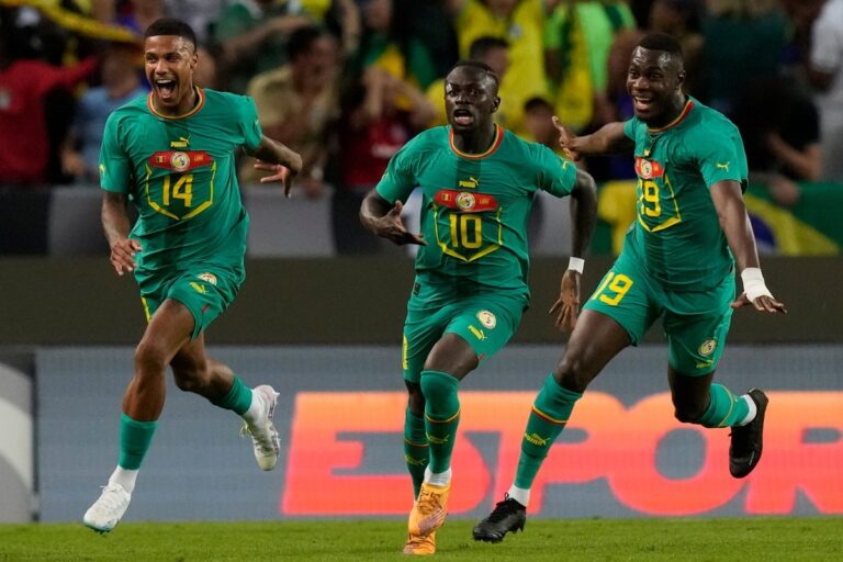 Sadio Mane marque un doublé alors que le Sénégal écrase le Brésil 4-2 en amical