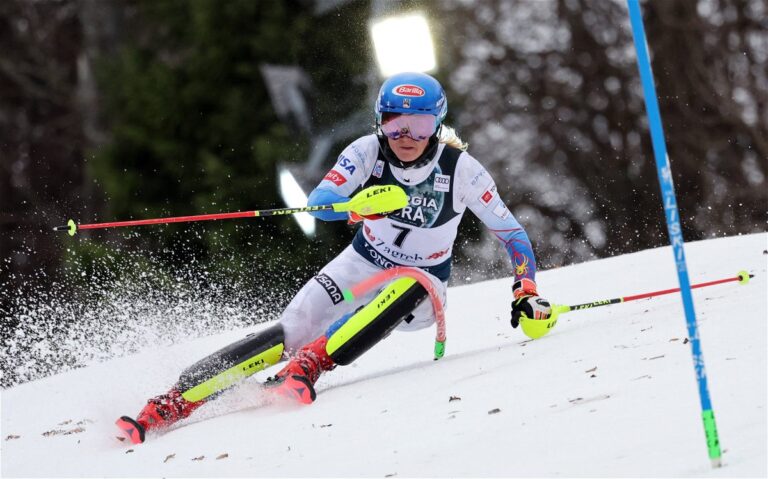 « À regarder toute la journée » : les mouvements éblouissants de la reine du ski alpin Mikaela Shiffrin laissent Internet stupéfait