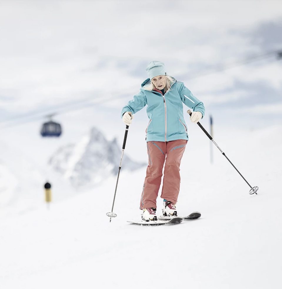 « Skiez aussi longtemps que vous le pouvez », déclare une femme de 99 ans