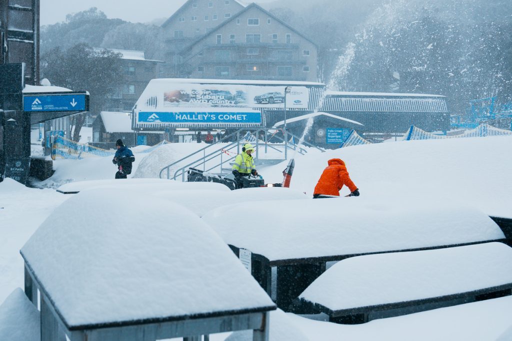 Des chutes de neige plus massives en Australie
