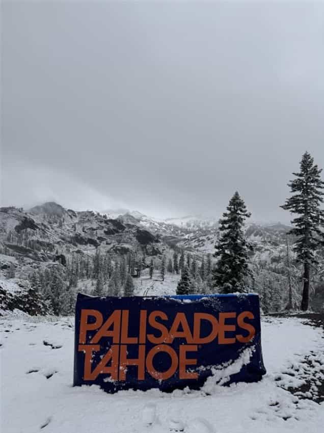 Palissades tahoe juin neige
