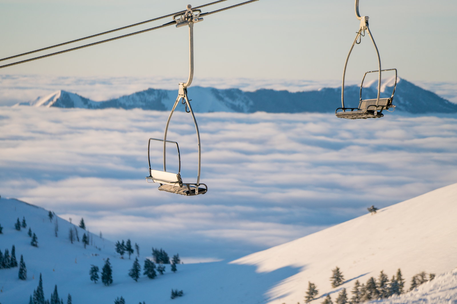 Ascenseurs de montagne chauves. | Photo: Sun Valley Resort