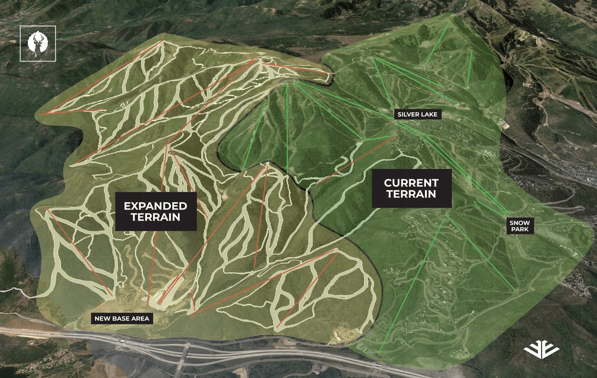 Expansion des skieurs de Deer Valley Resort uniquement