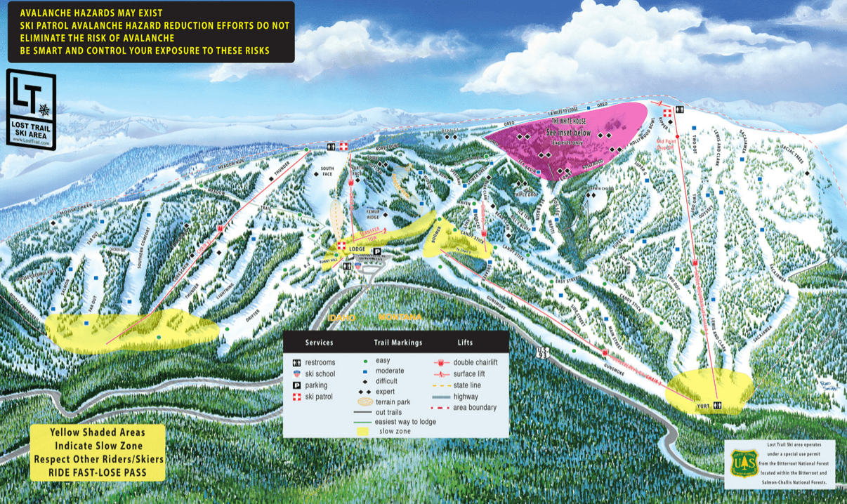 Carte du sentier perdu