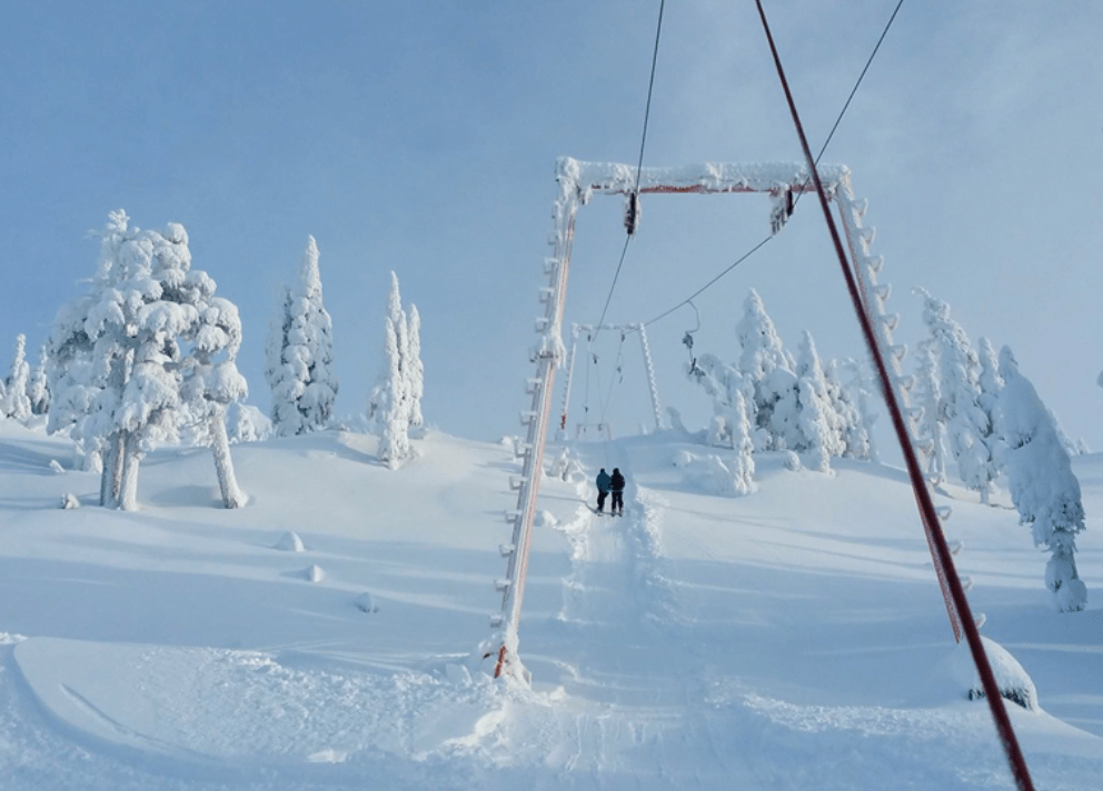 Domaine skiable à distance Canada