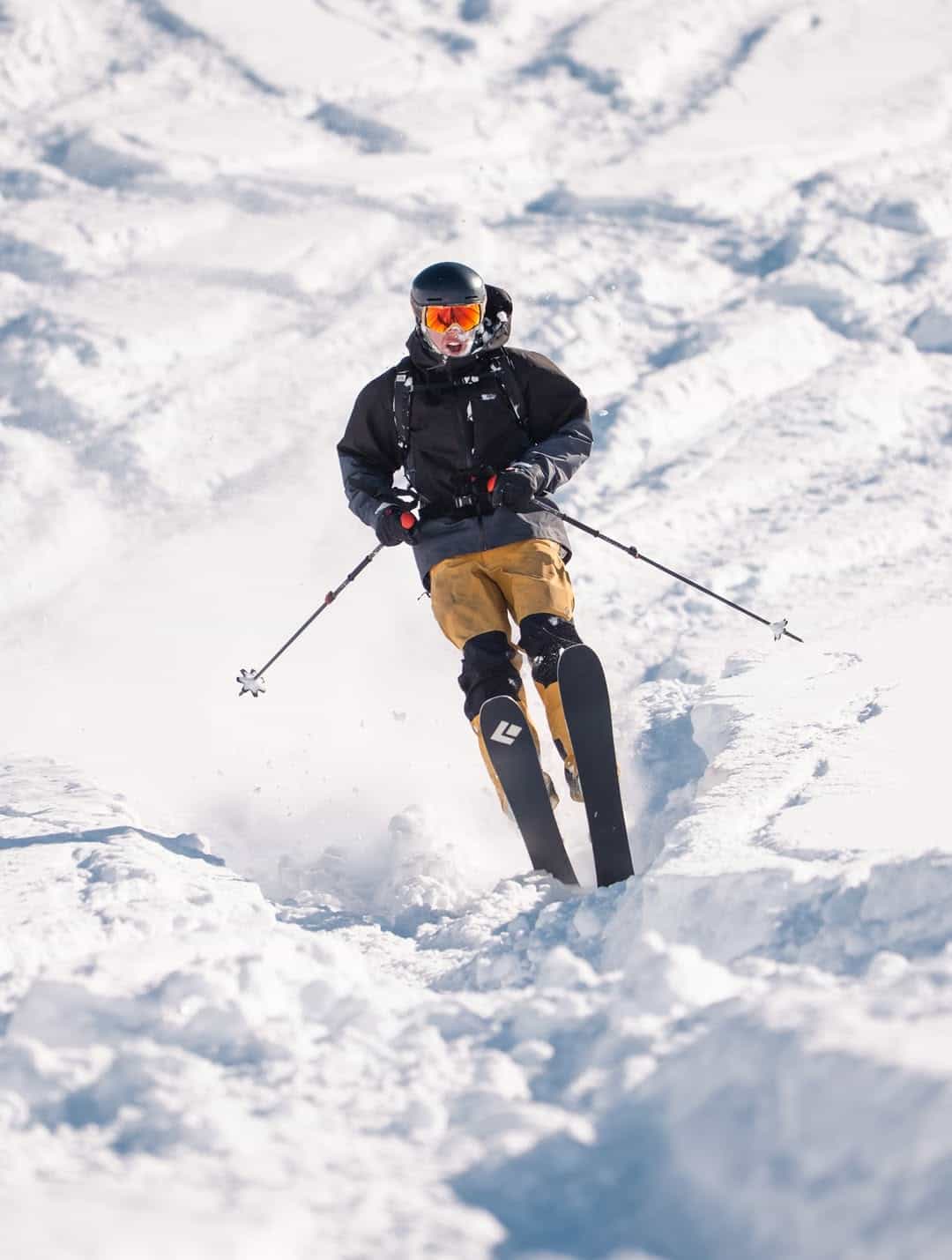 Neige profonde à Valle Nevado