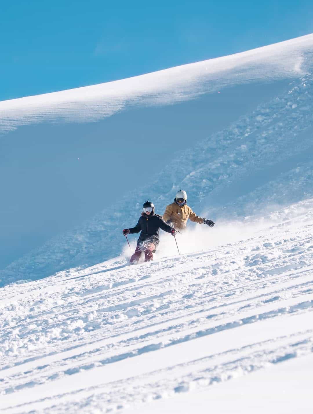 Neige profonde à Valle Nevado