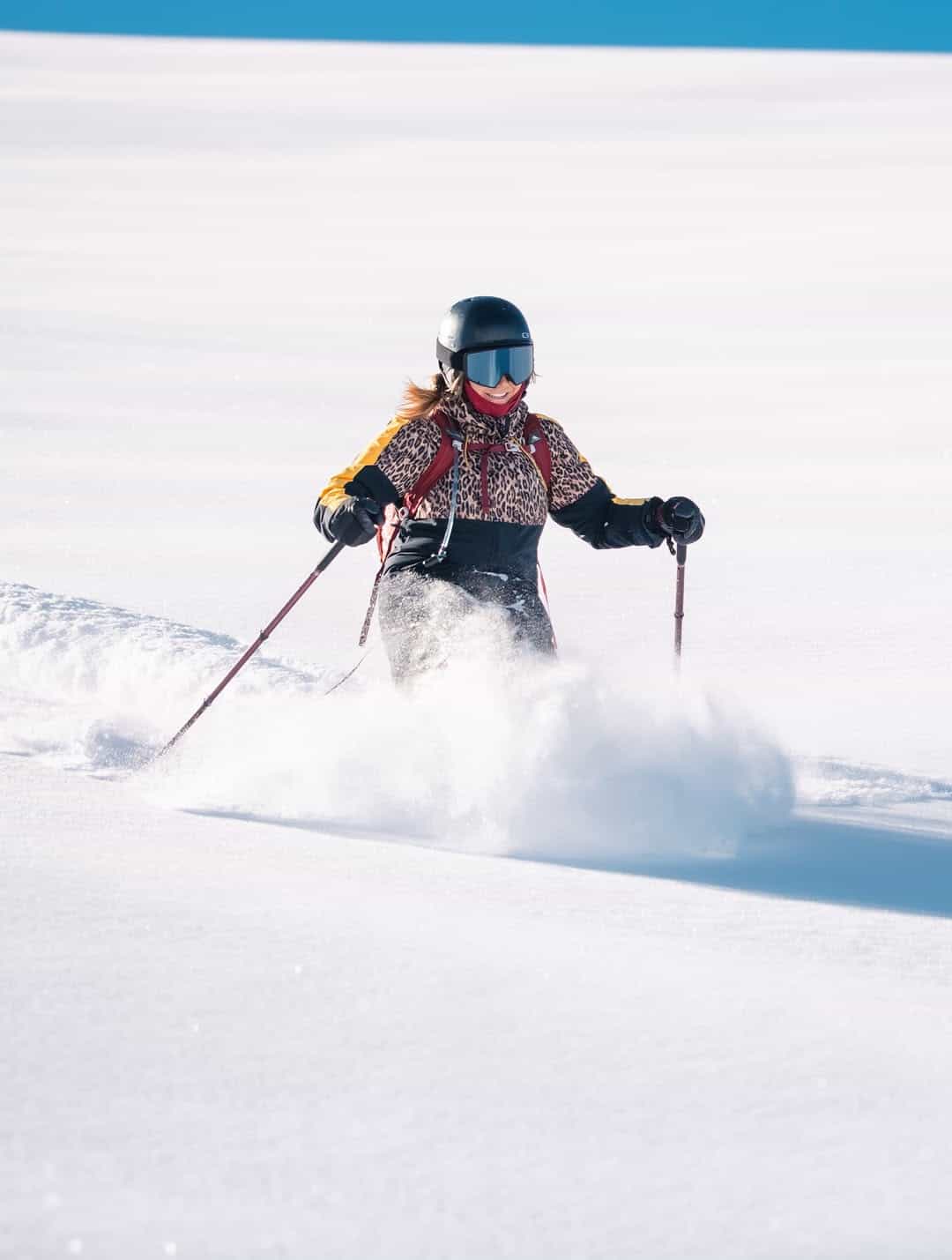 Neige profonde à Valle Nevado