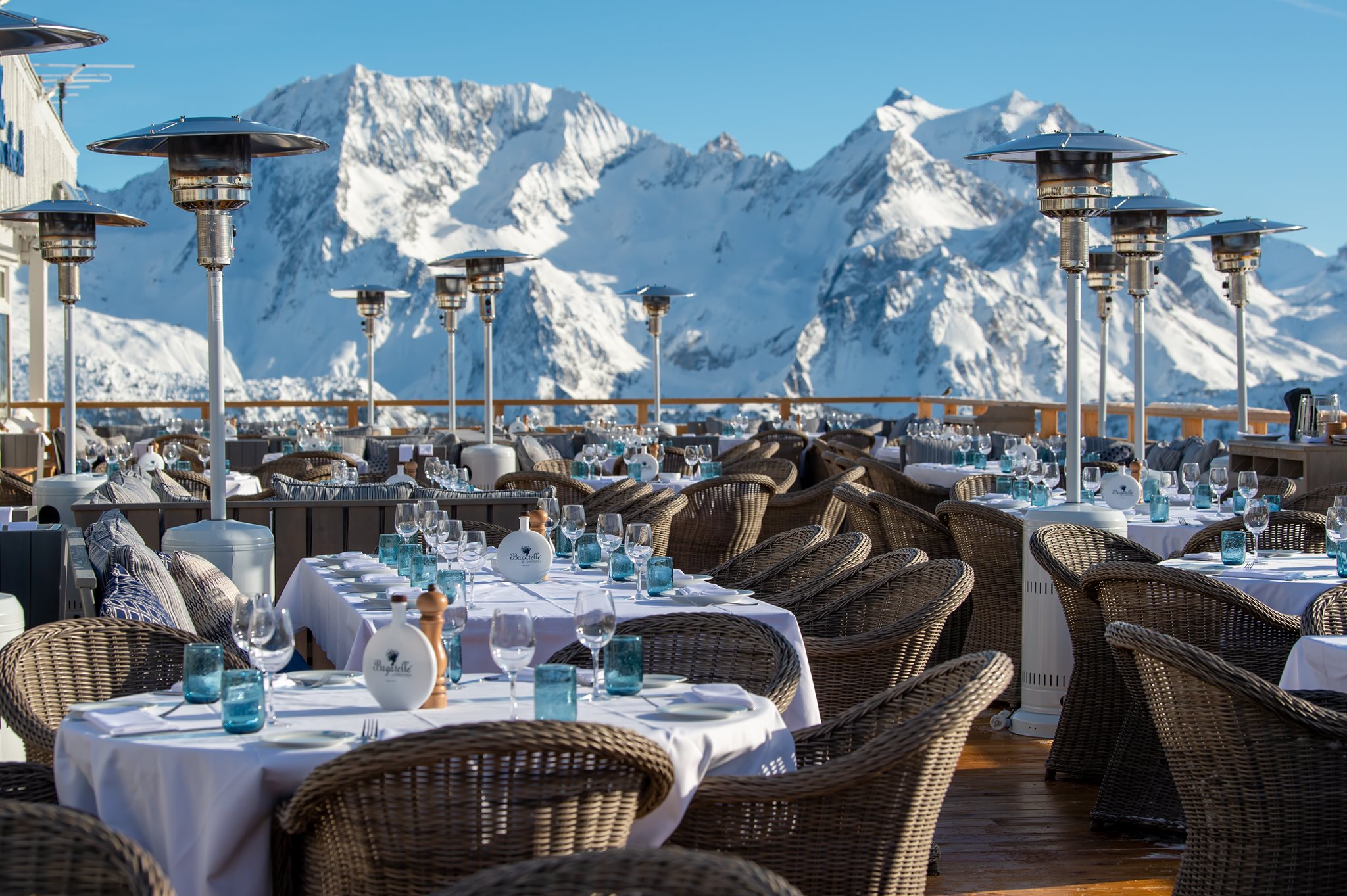 Le magnifique restaurant Bagatelle.