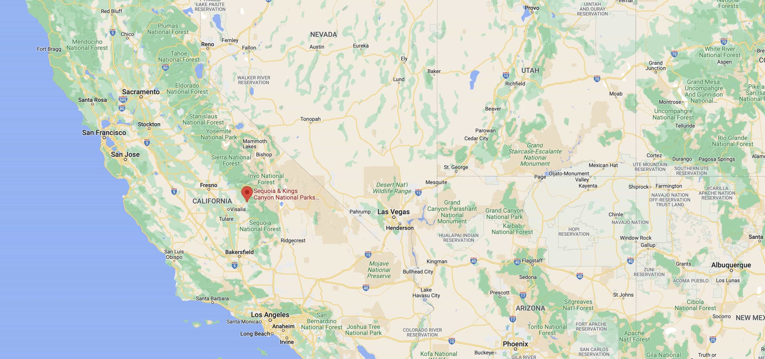Sequoia et Kings Canyon National Park, CA.
