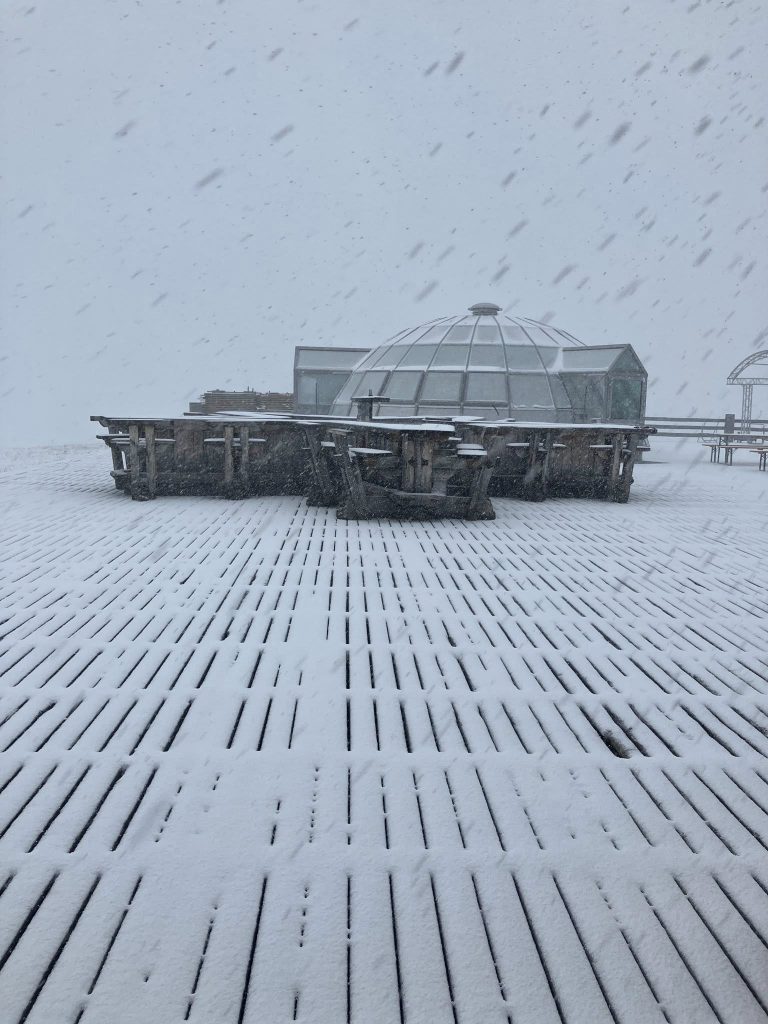 Frais de neige dans les Alpes