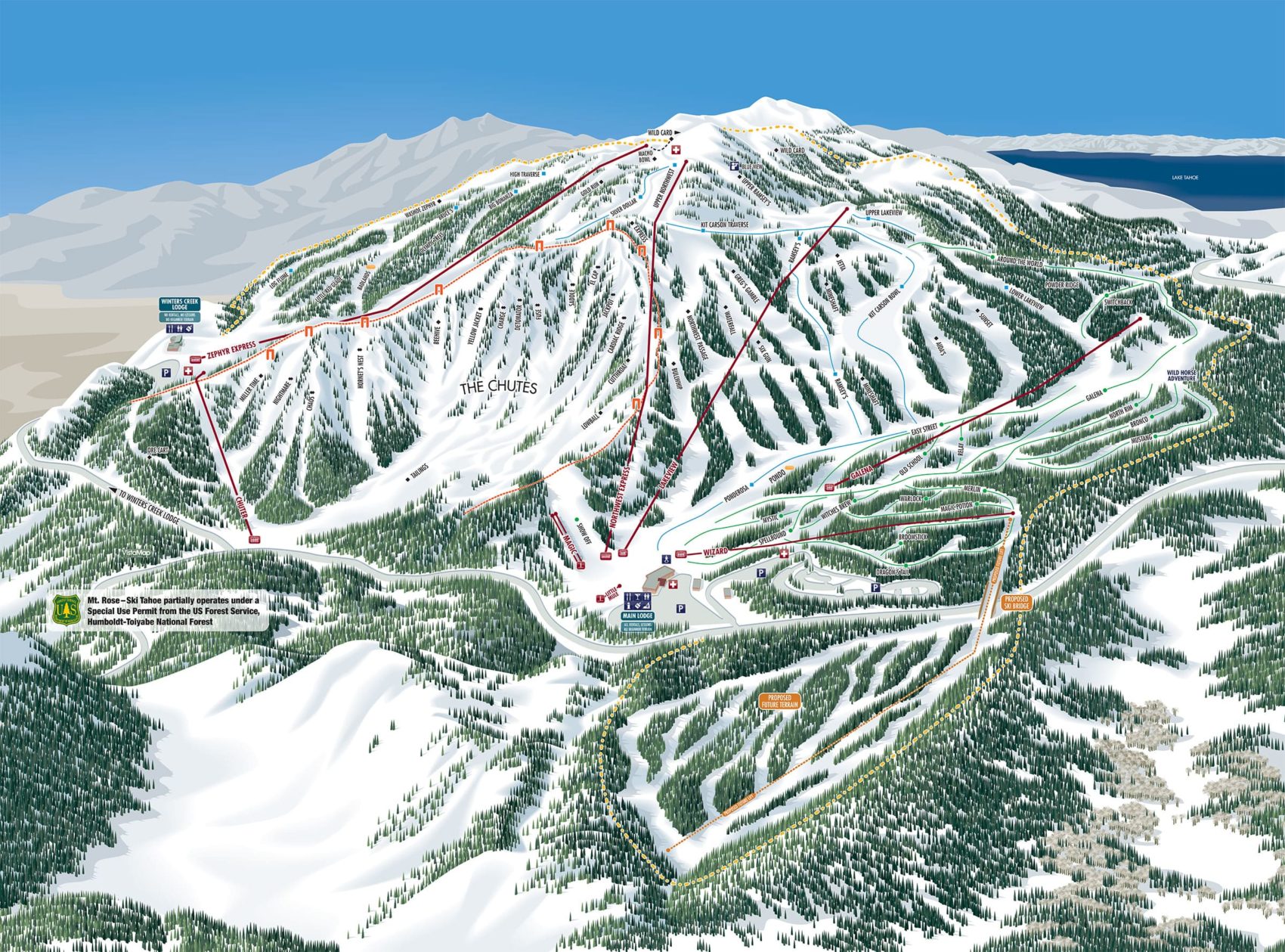 Tahoe, Mt. Rose Ski Tahoe, Nevada