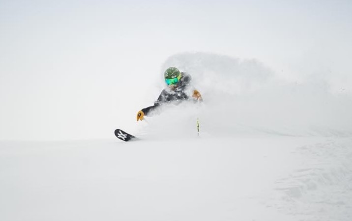 Californie Chine Peak neige profonde