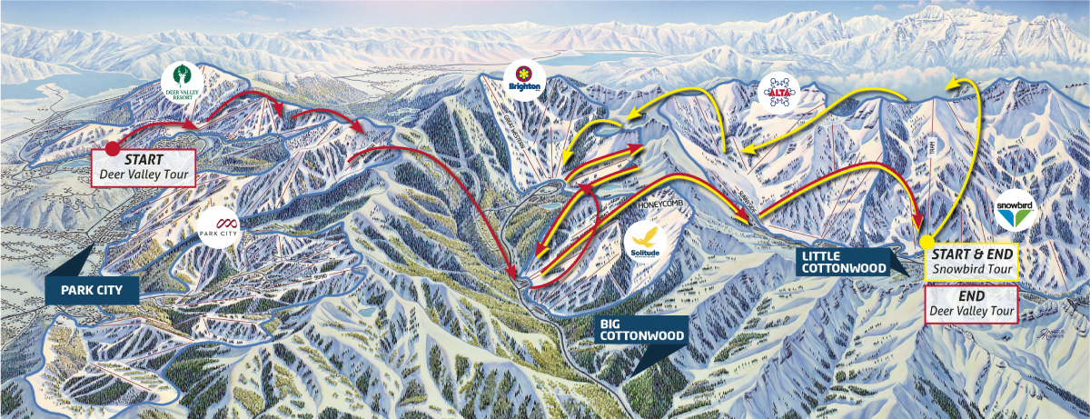domaines skiables de l'Utah