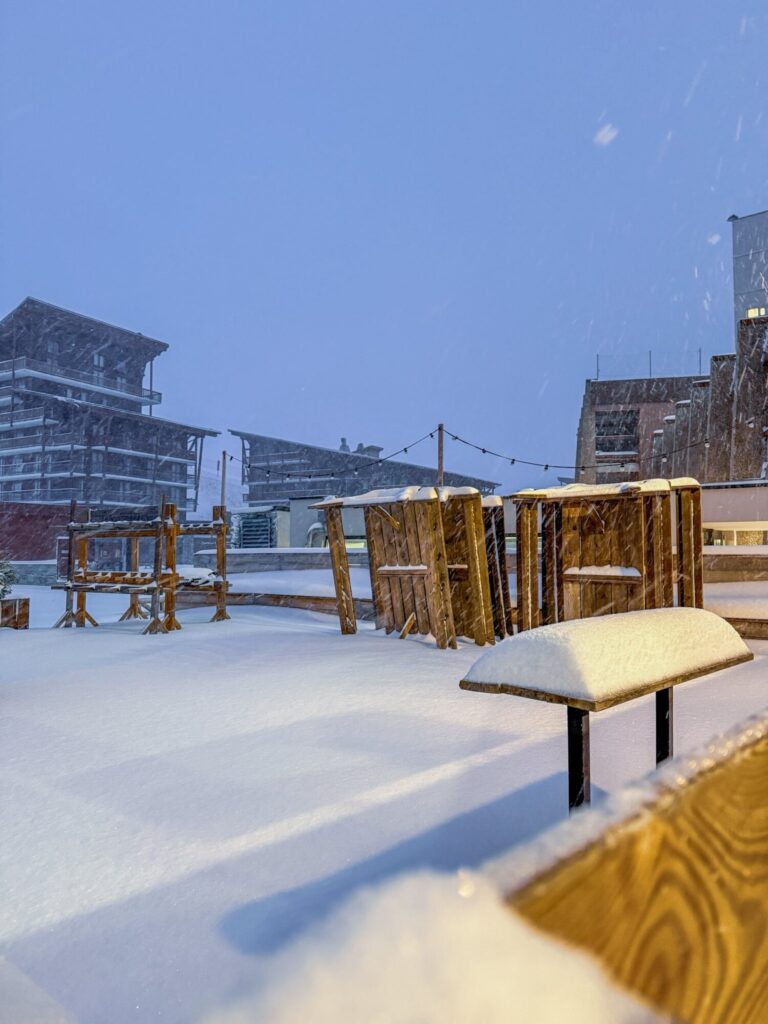 Fortes chutes de neige dans les Alpes