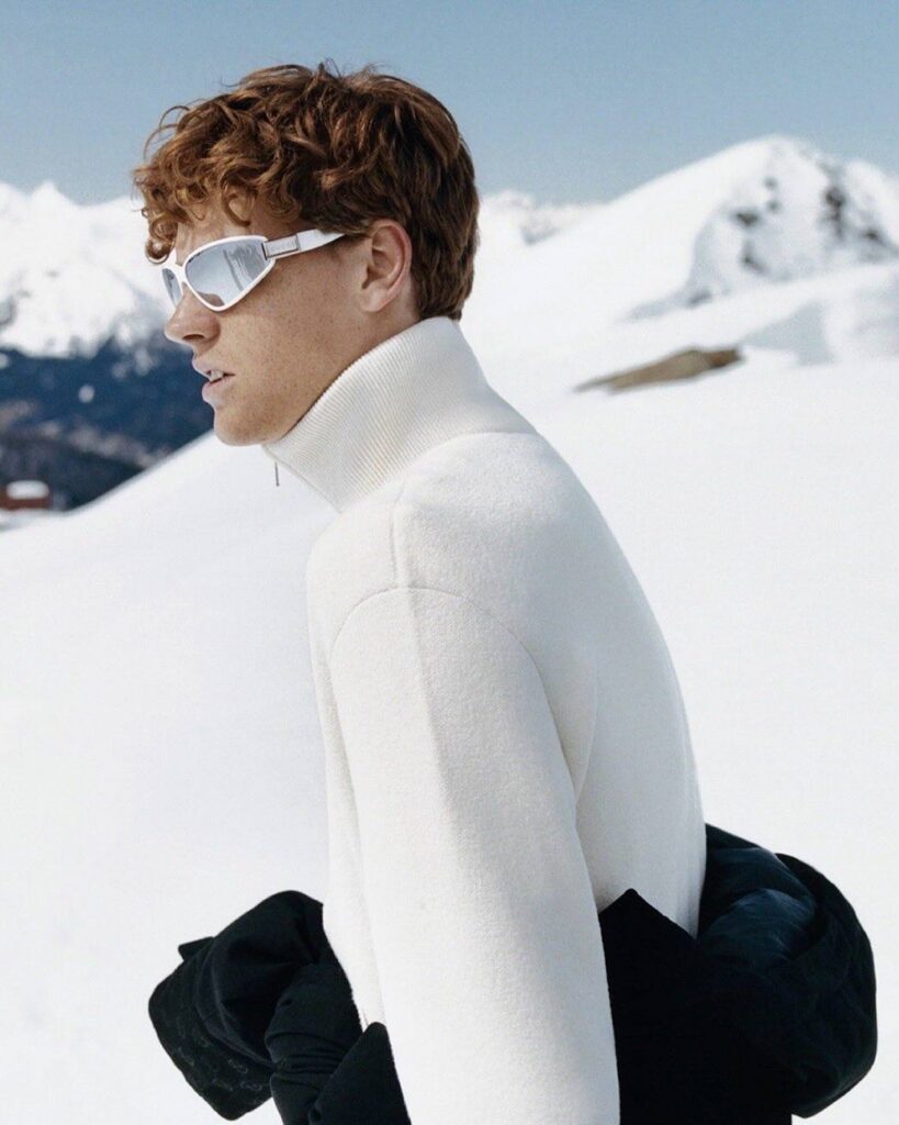 Sinner skie à nouveau, en Gucci