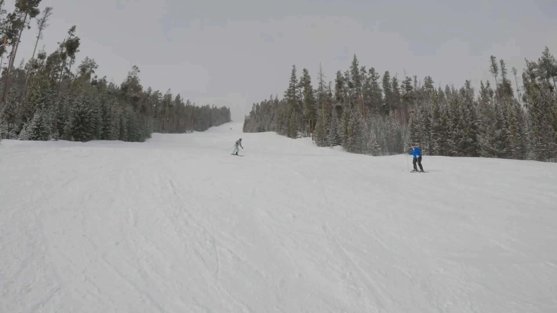 Skier avec des débutants
