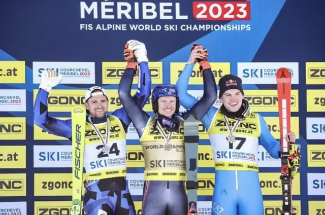 Podium de slalom