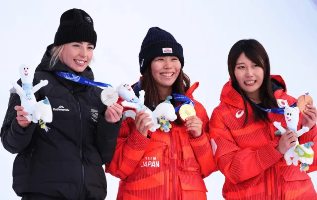 Podium du Slopestyle Femmes 2026