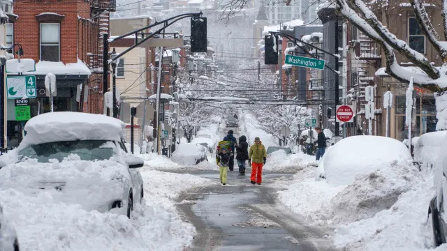 Chutes de neige-7th-Street-Hoboken-NJ