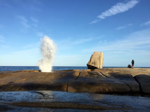 Bicheno Tasmanie Ski et surf le même jour
