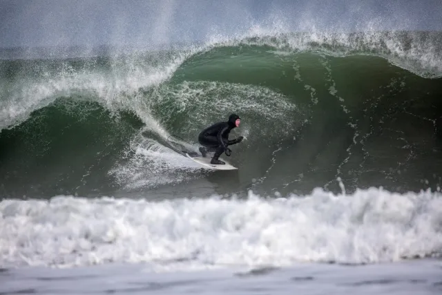 Scarborough Maine Ski et surf le même jour