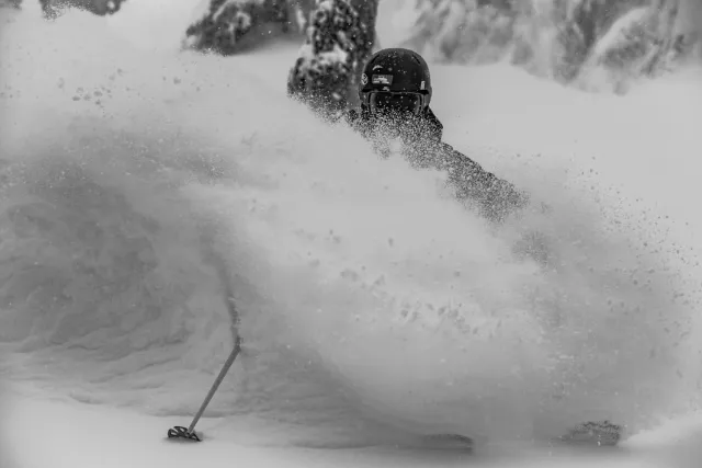 mont Baker, chutes de neige moyennes,