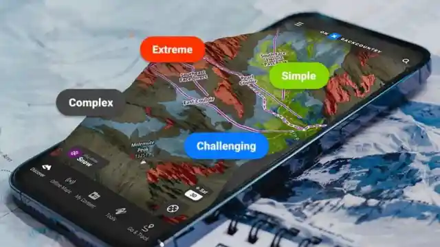 Visualisez le terrain avalancheux comme jamais auparavant. | Image : onX Backcountry
