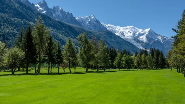 golf et ski dans la même journée à Chamonix