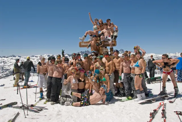 Ski de printemps à Mammoth. | Photo de : Mammoth Mountain