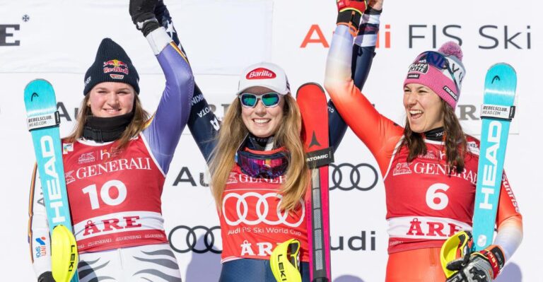 Ski alpin : 109e victoire de Shiffrin en Coupe du monde, équipe quatrième au slalom d&rsquo;Åre