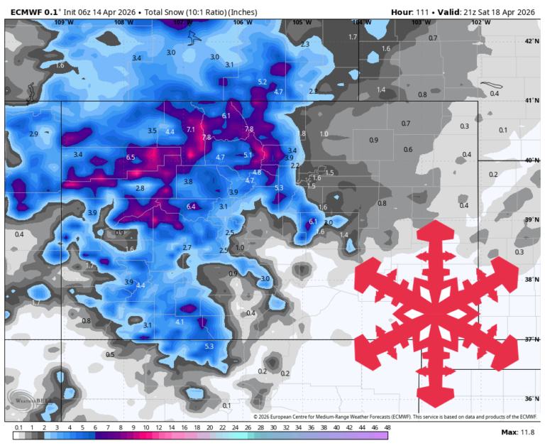 Prévisions SnowBrains : jusqu&rsquo;à 1 pied pour le Colorado jusqu&rsquo;à samedi