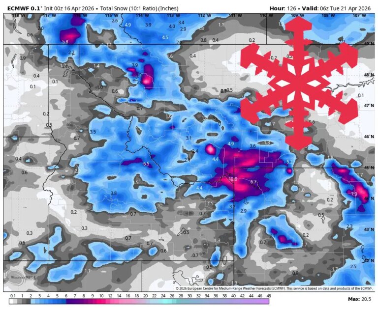 Prévisions SnowBrains : jusqu&rsquo;à un pied dans les Rocheuses du Nord avant un week-end chaud