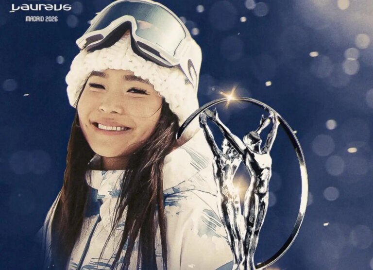 Chloe Kim remporte le troisième prix Laureus Action Sportsperson of the Year