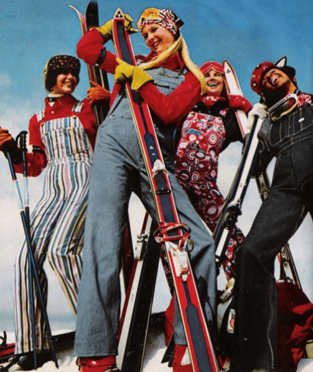 mode ski 1970