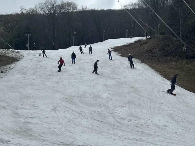Camelback Mountain skiera en mai
