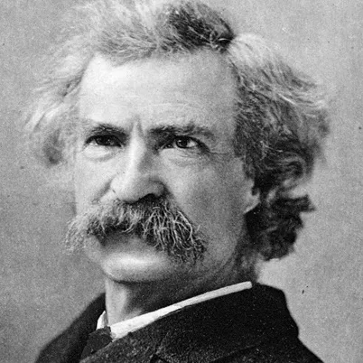 portrait de Mark Twain
