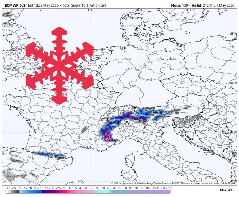 Prévisions SnowBrains : 20-30 cm pour les Alpes européennes cette semaine