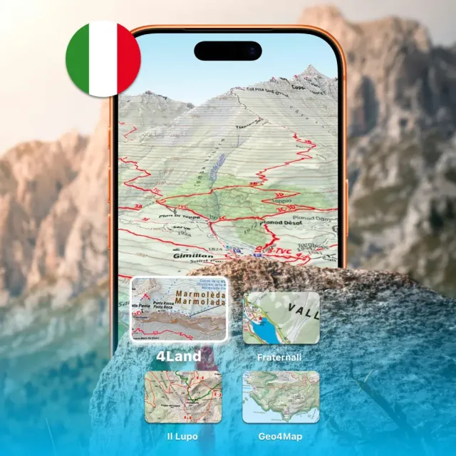 Carte Whympr des Dolomites 