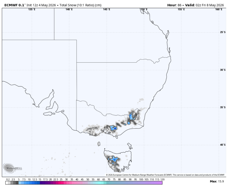 Prévisions SnowBrains : 10-30 cm pour les Alpes australiennes cette semaine