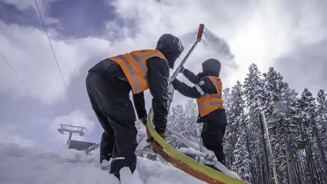 Enneigeurs à Big Sky Resort, MT. | Photo de : Big Sky Resort