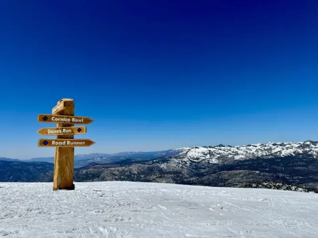 Mammoth Mountain en mai