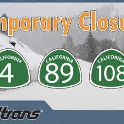 Caltrans ordonne la fermeture temporaire de trois cols de la Sierra en raison des conditions météorologiques