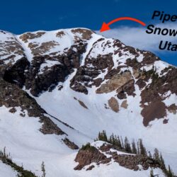 Rapport de voyage : 11 489 pieds à American Fork Twin Peaks, UT | « Couloir Pipeline » à Snowbird