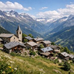 À 1 h 30 de Grenoble ce village perché à 1 600 mètres dʼaltitude reste lʼun des secrets les mieux gardés des Alpes