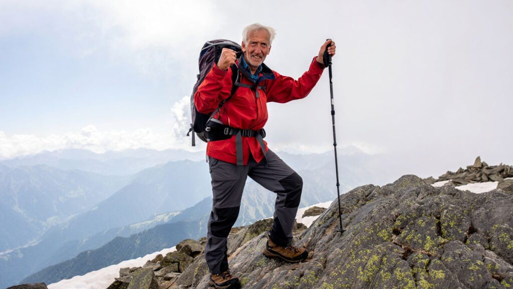 À 72 ans il gravit chaque été le même sommet alpin : son histoire inspire des milliers de randonneurs