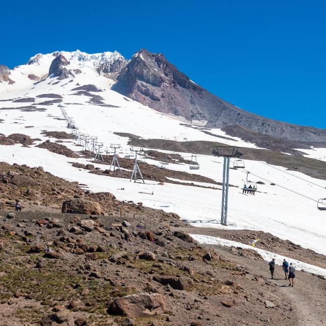 Timberline Lodge, Oregon, champ de neige Palmer